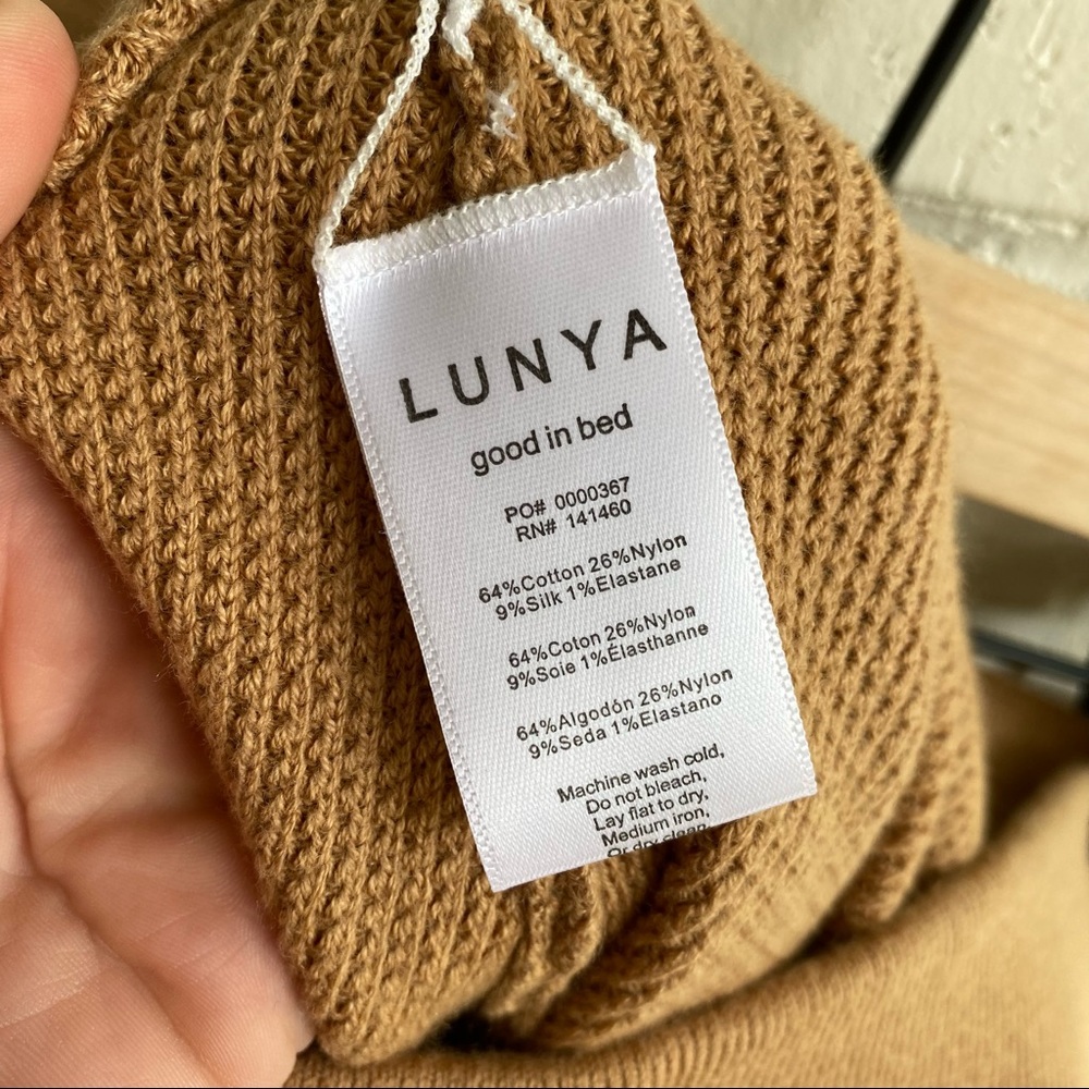 Lunya Cozy Cotton Silk Leggings - Picture 4 of 5
